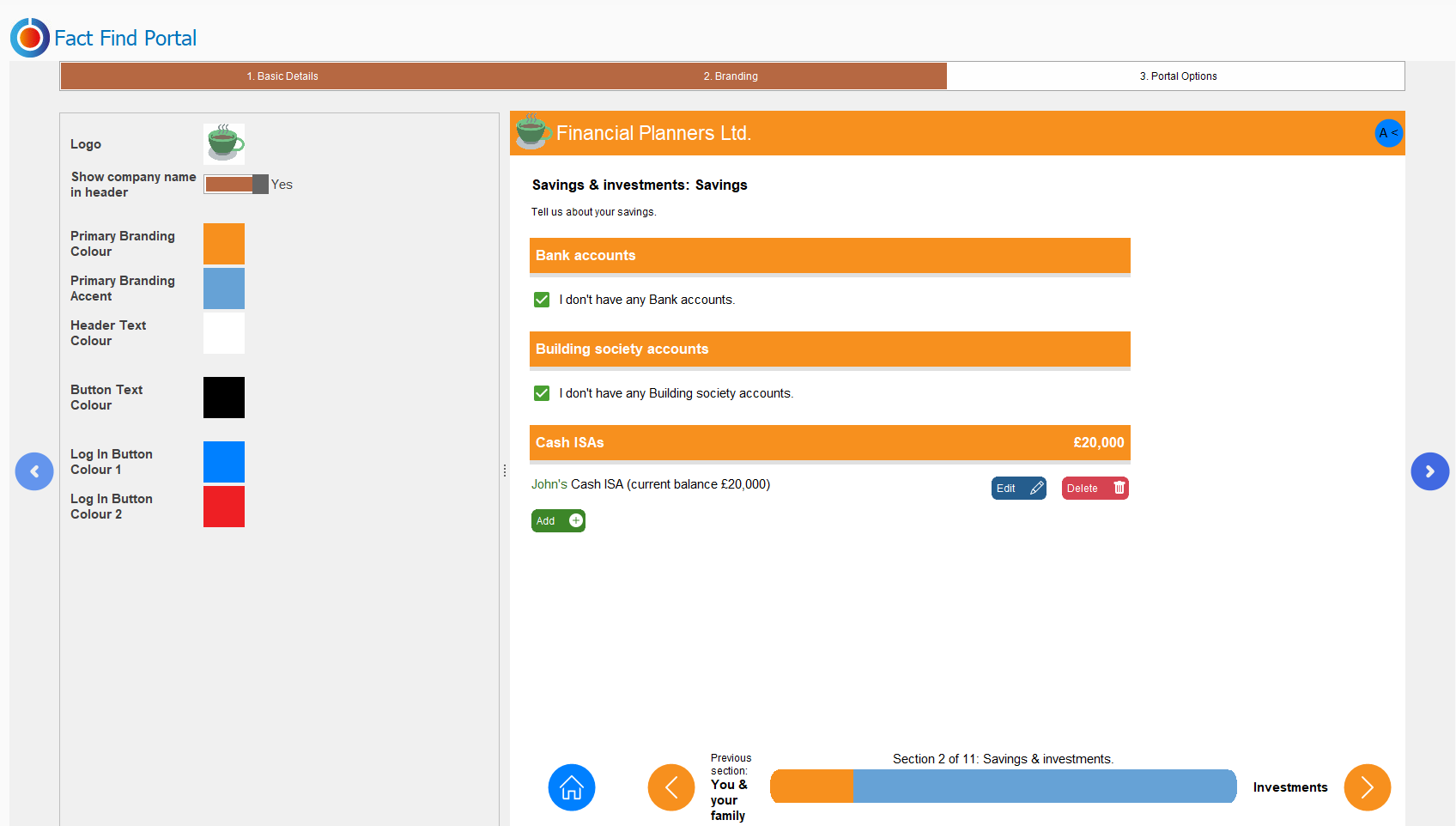 prestwood truth cashflow fact find portal import branding options white label