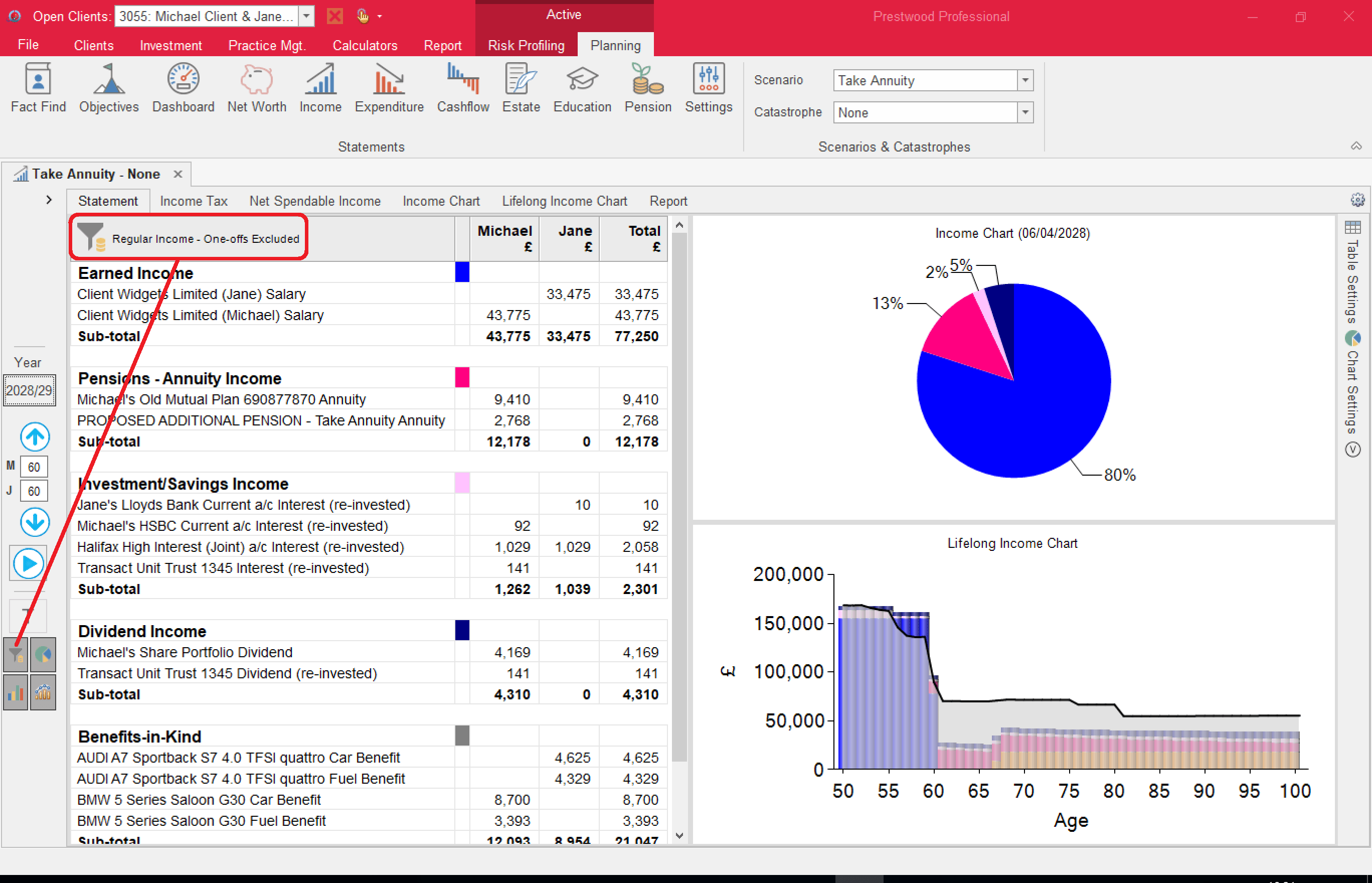 prestwood truth software release notes improved filtering cashflow tool inflows outflows income expenditure statements