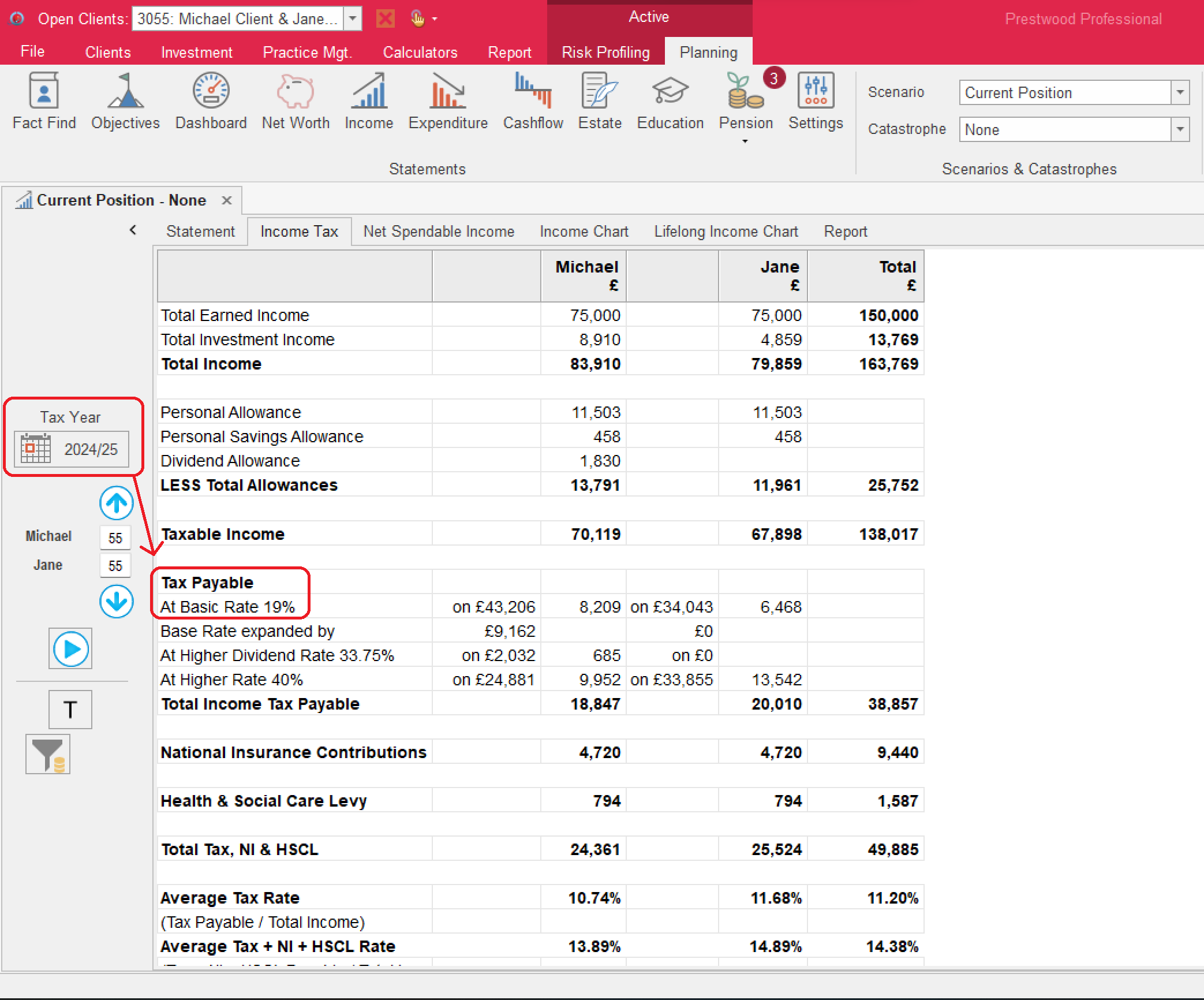 prestwood truth software release notes income tax budget changes 2024 19% basic rate tax