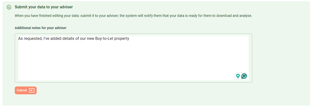 prestwood truth cashflow fact find portal submit data client experience