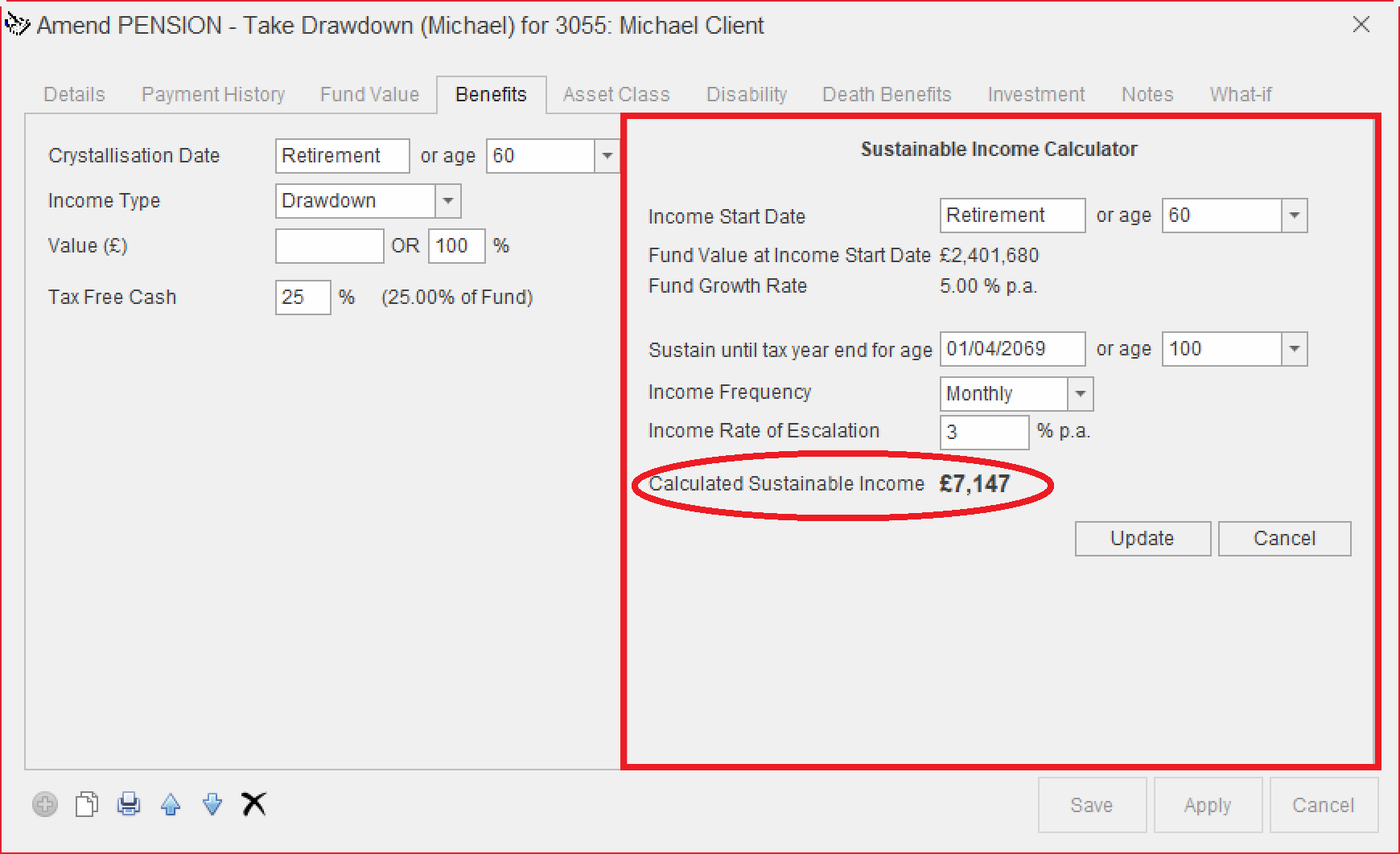 prestwood truth software release notes drawdown sustainable income calculator pension cashflow tool